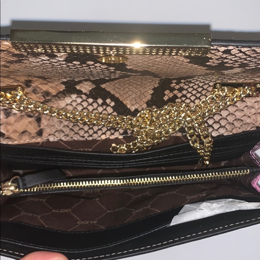 Aldo snakeskin clutch | BNWT - Picture 2 of 4
